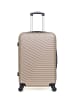 WAVE PARIS Mittelgroßer Hartschalenkoffer LENA in Beige (64L)