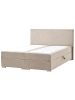 Beliani Boxspring Bett MAJOR in Beige - (W) 171 x (H) 109 x (L) 212 cm