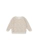 leevje Oversized Sweater im Leoprint in beige