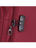 D&N Travel Line 9704 4 Rollen Kabinentrolley S 55 cm mit Dehnfalte in dark red