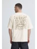 BLEND Rundhalsshirt BHKarim in Creme