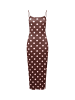 Cloud5ive Day Dress in brown/white