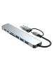 Tech Protect Tech Protect HB06 HUB Adapter 8in1 USB-C USB2.0 USB3.0SD TF