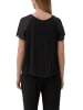 S.OLIVER RED LABEL Halbarmbluse in Schwarz