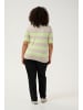 KAFFE curve Strickpullover KClizzy Regular fit in Lettuce/FeatherG. Bold Stripe