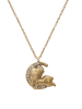 faina Women Pendant Necklace in Gold