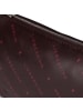 Liebeskind Berlin Monogram Schultertasche Leder 23.5 cm burgundy