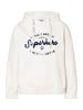 More & More softes Sweatshirt, Paillettenschrift in off white