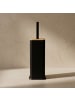 NUXIO WC-Bürste ZETRU mit Bambusdeckel in Schwarz, (B) 11 x (H) 38 x (L) 11 cm
