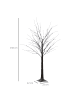 HOMCOM Kunstbirke-22L x 22B x 150H cm-Braun