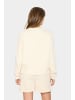 SAINT TROPEZ Sweatshirt LyonaSZ Lockere Passform in Fog