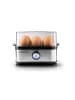 Gourmet Maxx Eierkocher für 6 Eier 400W Edelstahl  Silberfarben