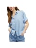 S.OLIVER RED LABEL Halbarmbluse in Blau