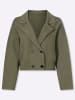 Heine Strickjacke in khaki-meliert