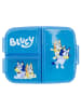 Bluey Kinder Brotdose Lunchbox mit 3 Fächern & tollem Design