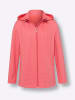 Sieh an! Softshell-Jacke in koralle-flamingo-bedruckt