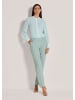 MADELEINE Elegante Bügelfaltenhose mit Formbund in salbei