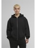 Urban Classics Urban Classics Vintage Heavy Zip Hoodie in black