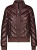 monari Jacke mit Neopren und Stehkragen in Black Coffee