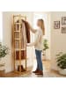 relaxdays Kleiderständer in Natur - (B)38 x (H)155 x (T)30 cm