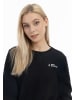 DreiMaster Damen Sweatshirt in Schwarz