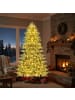 COSTWAY 210 cm Künstlicher Weihnachtsbaum mit Beleuchtung in Grün
