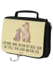 Mr. & Mrs. Panda beautycase Bär Kind mit Spruch in Gelb Pastell