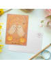 Mr. & Mrs. Panda Postkarte Gespenster  Liebe  Design ohne Spruch in Weiß