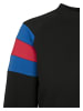 Urban Classics Sweaters in black/brightblue/firered