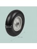 relaxdays 2 x Sackkarrenrad in Schwarz/ Grau - 3.50-8