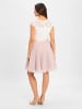 SWING Abendkleid in ecru altrosa - 0001