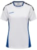 Hummel Hummel T-Shirt Hmlauthentic Multisport Damen Atmungsaktiv Feuchtigkeitsabsorbierenden in WHITE/TRUE BLUE