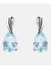 Diamant L'éternel Ohrringe aus 585 Weißgold mit Topas