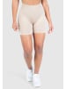 SMILODOX Shorts Amaze Scrunch in Beige