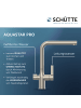 Franz Joseph Schütte AQUASTAR PRO Trinkwasser-Spültischarmatur, Edelstahloptik, mit Filtersystem