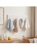 relaxdays Kindergarderobe in  Natur/ Weiß - (B)38 x (H)10 x (T)5,5 cm