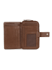 Bugatti Noemi Geldbörse RFID Schutz Leder 14 cm cognac
