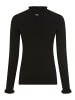 Laura Scott Stehkragenpullover in schwarz