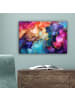 MuchoWow Leinwand Bilder Abstrakte Kunst bunt