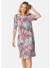 GOLDNER Elastisches Jerseykleid mit modischem Druck in bunt / gemustert
