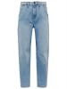 Mavi Jeans Jeans High-Rise Pleated Baggy Dunkle Waschung in Blau-3