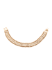 faina Women Segmented Link Bracelet in Rose Gold