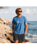 Quiksilver T-Shirt Ev Comp Logo Short Sleeve in Blau