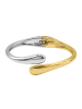 Steel_Art Armspange Frauen Sorelle goldfarben in bicolor
