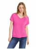 Cecil V-Kragen T-Shirt für Damen in pink