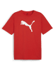 Puma T-Shirt "TeamRISE Logo Jersey Cotton" in Rot