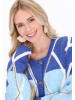 IZIA Women Cardigan in navy light blue