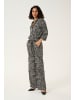 Kaffe Overall KApollie Regular fit in Black/Turtledove Graphic Dot