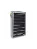 relaxdays 3x Stoff-Schuhschrank in Anthrazit - (B)88 x (H)161 x (T)30 cm