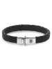 Rebel & Rose Armband Mastery Collection - Woven Black in schwarz